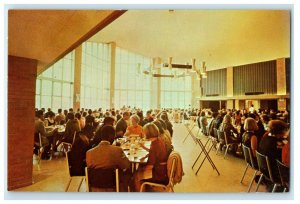 c1960s Main Dining Room Rockford College, Rockford Illinois IL Postcard 