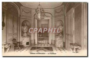 Old Postcard Chateau d'Ormesson Hallway