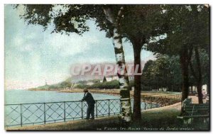 Old Postcard Evian les Bains Terrace the English Garden