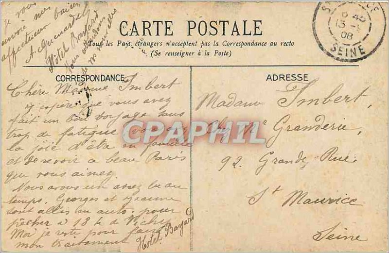 Postcard Old Vichy Eglise Saint Louis