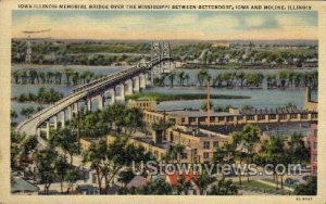 Iowa.Illinois Memorial Bridge - Bettendorf