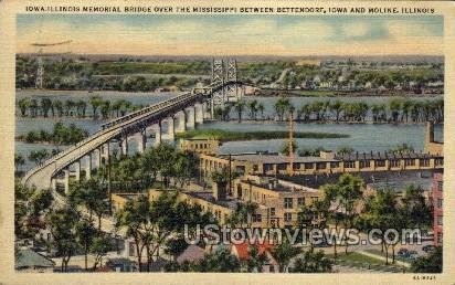 Iowa.Illinois Memorial Bridge - Bettendorf