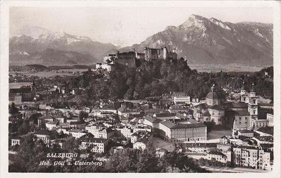 Salzburg mit Hoh Goell und Untersberg Austria 1939 Photo