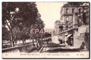 Old Postcard Grasse And Casino Municipal Course