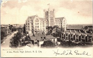 Morris High School New York City NYC NY Antique Postcard UDB UNP Germany 