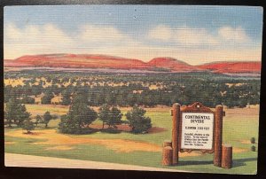 Vintage Postcard 1940 Boundry Line, Continental Divide, New Mexico (NM)