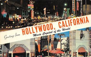 Greetings from Hollywood, California Movie Capital of the World Hollywood  Ca...