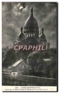 Old Postcard From Paris Montmartre Sacre Coeur Basilica In Montmartre Year Cl...