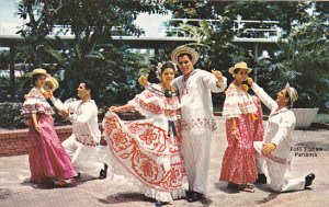 Panama Entertainers Of Lucho Azcarraga Wearing Polleras and Montunas National...