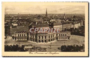 Postcard Old Burgtheater Wien Panorama mit