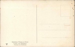 Bethlehem Judaica Smoking Tea Women Hookah c1910 Postcard