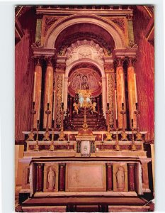 Postcard High Altar, Basilica Stella Maris, Mount Carmel, Haifa, Israel