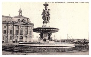 France  Bordeaux , Fontaine des Trois-Graces