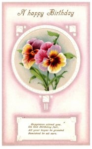 Birthday  , flowers , poem