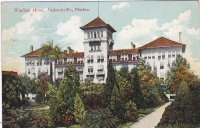 Florida Jacksonville The Windsor Hotel 1909