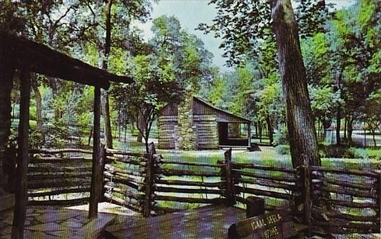 Texas Log Cabin Village Forest Park Fort Worth Texas Hippostcard