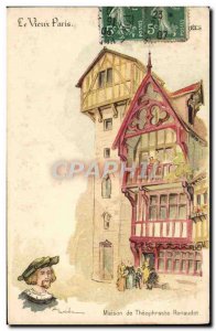 Old Postcard Paris Old House Theophrastus Renaudot