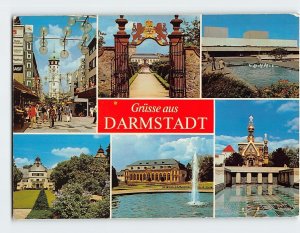 Postcard Grüße aus Darmstadt, Germany