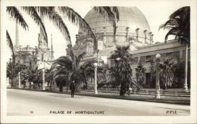 San Francisco CA Panama Pacific Expo Palace Horticulture 1915 RPPC