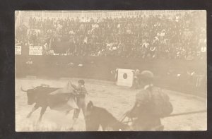 RPPC MATAMOROS MEXICO 1913 BULLFIGHT STADIUM VINTAGE REAL PHOTO POSTCARD