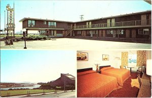 Multi-View Royal Inn Crescent City California Vintage 1977 Photochrome Postcard