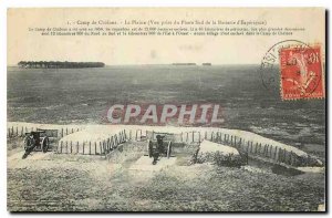 Old Postcard Chalons Camp La Plaine View from the South Lighthouse Battery Ar...