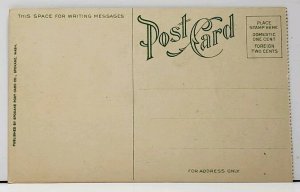 SPOKANE Washington MASONIC EMBLEM Manito Park Postcard H4