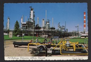 Alberta EDMONTON Oil Refinery Petroleum Industry Black Gold ~ Cont'l