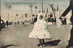 Asbury Park NJ Baby Parade c1910 Postcard - Hagemeister