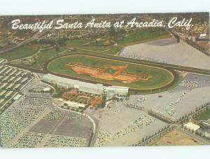 Unused Pre-1980 AERIAL VIEW OF TOWN Arcadia California CA n2634