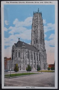 New York, NY - The Riverside Church, Riverside Dr and 122nd St. - 1931