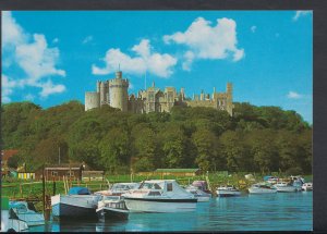 Sussex Postcard - The Castle & River Arun, Arundel      T2109