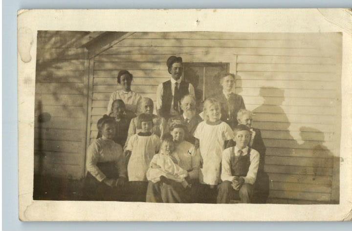 Old RPPC Postcard-Van Josiah Thomas Family..Nebraska/NE