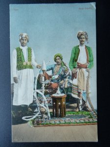 Africa Aden Yemen ARAB CHIEFS c1910 Postcard