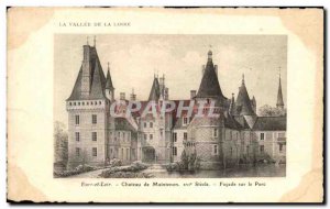 Old Postcard La Vallee de la Loire Eure et Loire Chateau de Maintenon