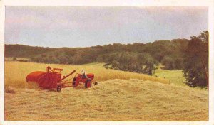 Allis Chalmers Crop Harvester Models 40 60 farming machineryadvertising postcard