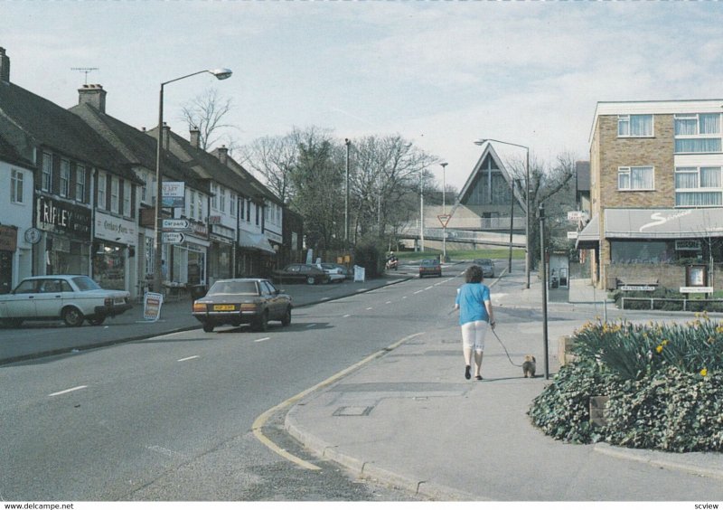 CUFFLEY , Hertfordshire , England , 1950-70s ; Station Road