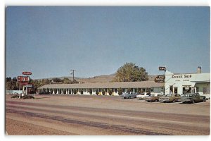 Burns, Oregon GAYWAY MOTEL & CAFE Roadside 1960s Chrome Vintage Postcard