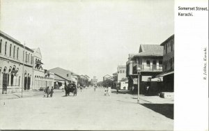 pakistan, KARACHI, Somerset Street (1910s) R. Jalbhoy Postcard