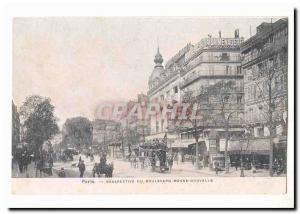 Paris (9th) Postcard Old Prospect Boulevard Bonne Nouvelle