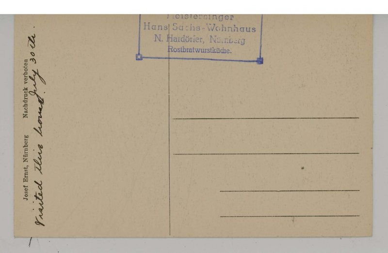 Germany - Nurnberg. Hans Sachs Home