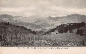 J80/ Wagon Wheel Gap Colorado Postcard c1910 Hot Springs Creek 285