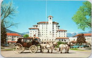 Colorado Springs Broadmoor Hotel with Concord Stagecoach Dexter Press  (11-5027)