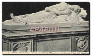 Old Postcard Dreux Chapelle St Louis Tomb Of The Duchess & # 39Alencon dead i...