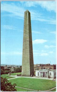 Postcard - Bunker Hill Monument, Charlestown - Boston, Massachusetts