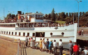 THE SIGHTSEER Gray Line Excursion Boat Seattle, WA c1960s Vintage Postcard