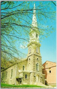 Galena IL-Illinois, First Presbyterian Church Grounds Modern Building Postcard