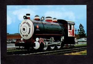 TN Beaunit Corp Railroad Train Bicentennial Color Elizabethton Tennessee PC RR