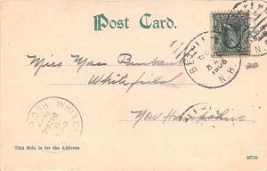 Whitefield New Hampshire~Spauldings Lodge on Lake Montgomery~1906 Postcard