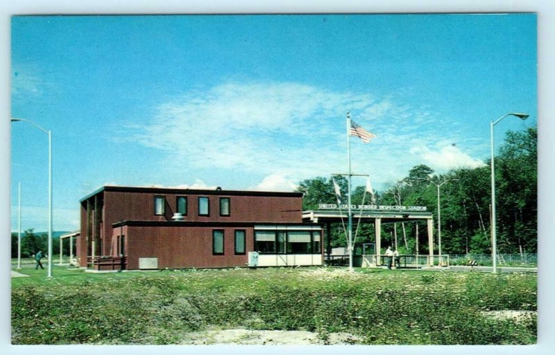 PIGEON RIVER CUSTOMS ~ Grand River, MN Canadian Border Crossing c1960s  Postcard